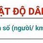 Mật Độ Dân Số Trong Tiếng Anh Là Gì